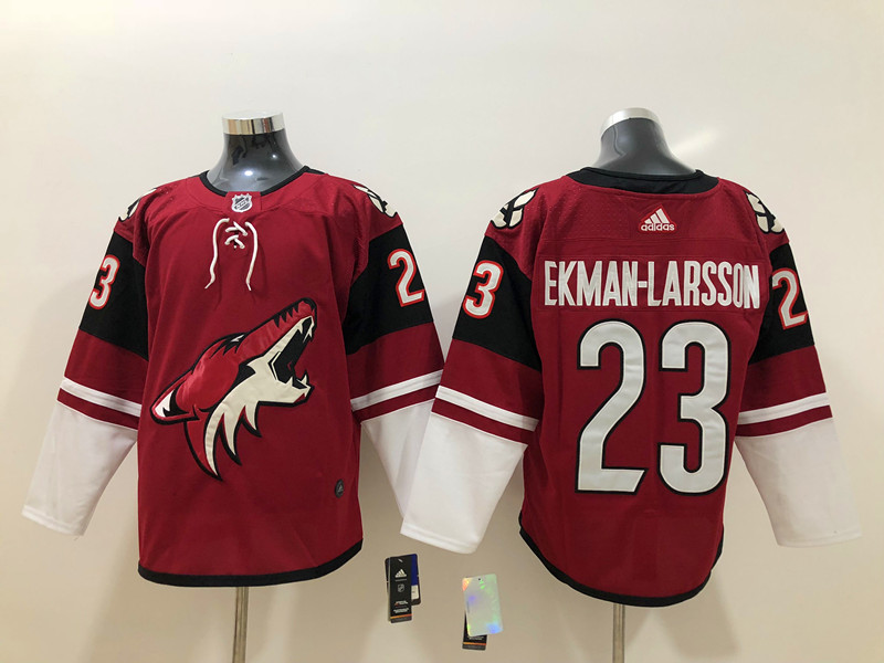 Men's Arizona Coyotes Oliver Ekman-Larsson #23 Red Breakaway Jersey